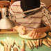 Apprenti en gravure sur bois