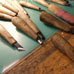 Burins pour la gravure sur bois