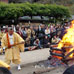 Cérémonie de traversée du feu au Temple Daisho-in
