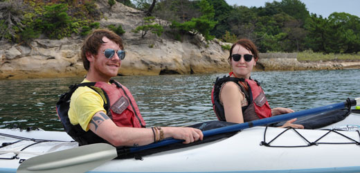 Balade autour de Miyajima en kayak de mer