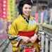 Kimono dans le Temple Daisho-in