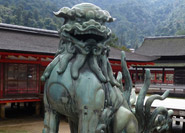 Komainu du Sanctuaire d'Itsukushima