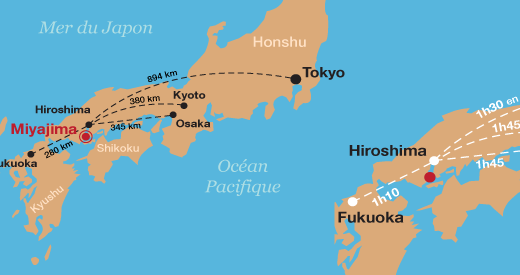 Miniature carte du Japon