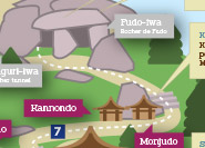 Carte Itinéraire promenade sur le Mont Misen