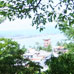 Sentier Asebi - Vue sur le Torii depuis la Pagode Tahoto