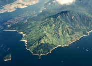 Vue aérienne de Miyajima
